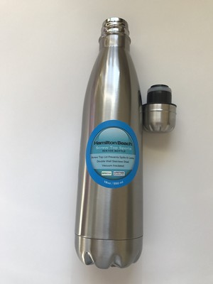 Hamilton Beach Double Wall Stainless Steel Vacuum Insulated Water Sports Bottle