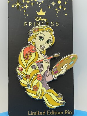 Disney RAPUNZEL & PASCAL Just Hue & Me LE300 Silver Variant Pin TANGLED