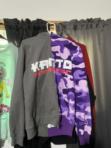 Kanto Starter Gengar Split Hoodie Pokemon Purple Hoodie Zip Kanto Starter Gengar Split Hoodie Pokemon Purple Hoodie Zip