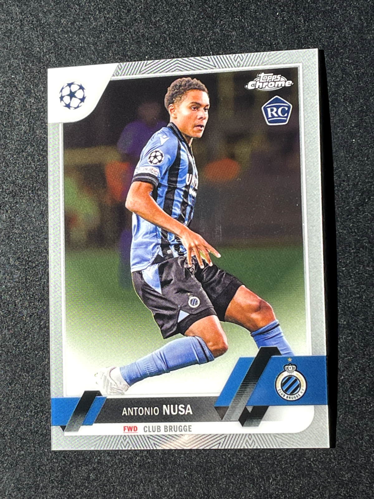 2022-23 TOPPS CHROME UEFA ANTONIO NUSA ROOKIE #140 CLUB