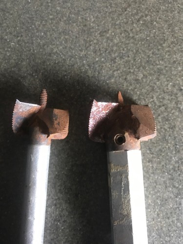 Lot Of 2 VintagePLANETOR Wood Boring Self Feeding Bit Set Used 1 1/2