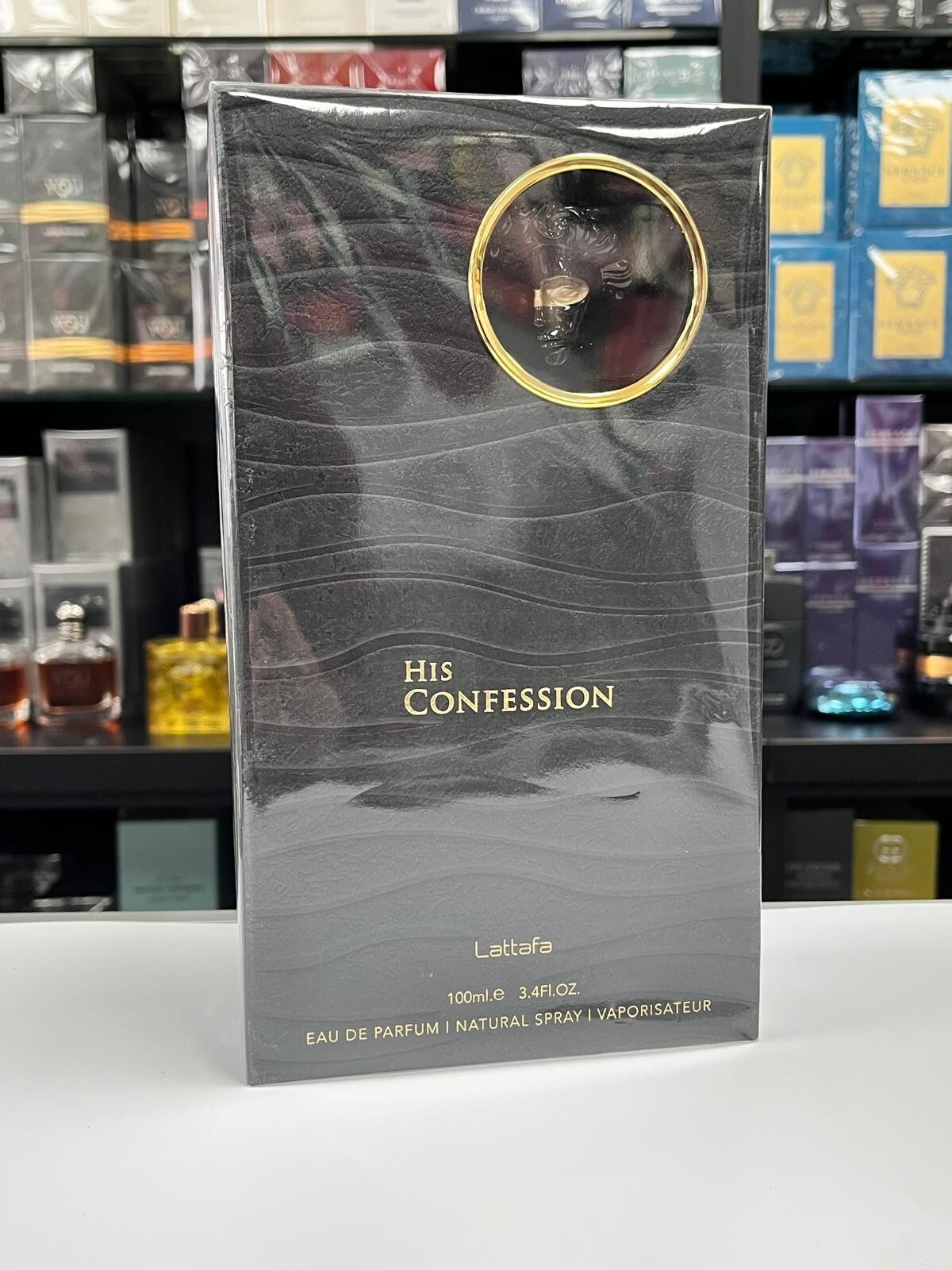 Lattafa His Confession Eau de Parfum for Men 3.3 fl. oz