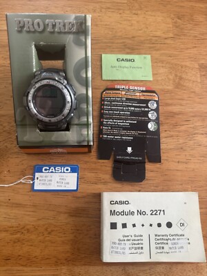 CASIO PRO TREK PRG-40 TRIPLE SENSOR RARE!!!