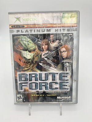 CIB Brute Force (Microsoft Xbox, 2003) Platinum Hits Complete *TESTED*