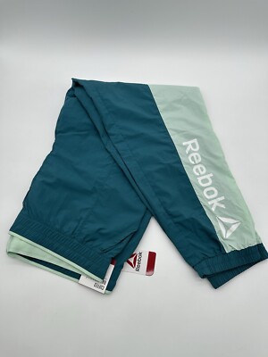 Reebok Pants Adult Mens Size XL Blue Running Track Joggers Sweatpants NEW
