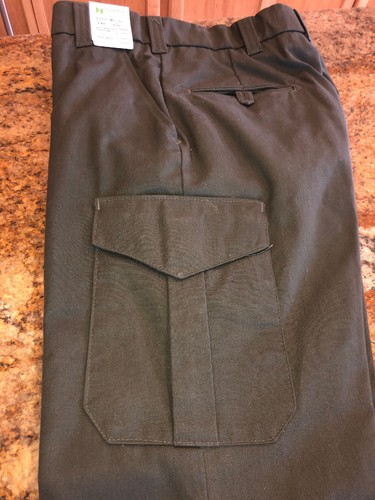 Horace Small Olive Green Uniform Cargo Pants Style NP2240 33R X 37U