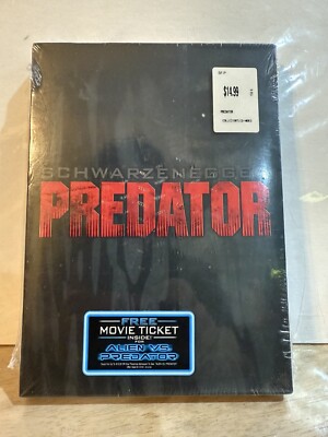 Predator DVD Collectors Edition Widescreen 2 Disc New Sealed (2004) AVP ticket