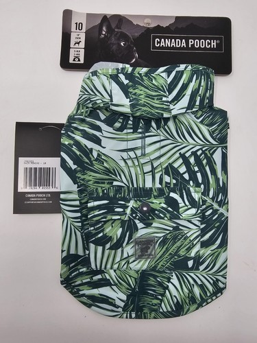 Poncho Jacket With Hood Tropical Green