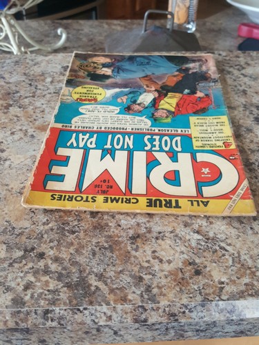 Crime does not pay  july vol 1 No 136 1954 10 cents