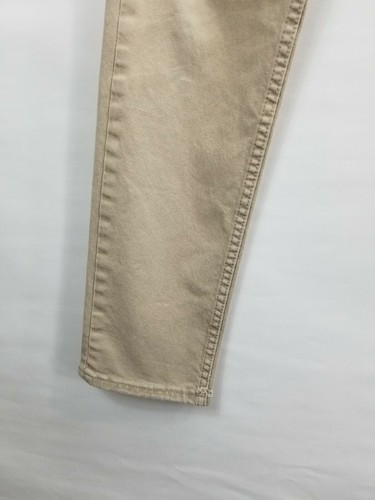 511 LEVI'S MENS JEANS SIZE 30X31 BEIGE COLOR STRAIGHT SLIM LEG.