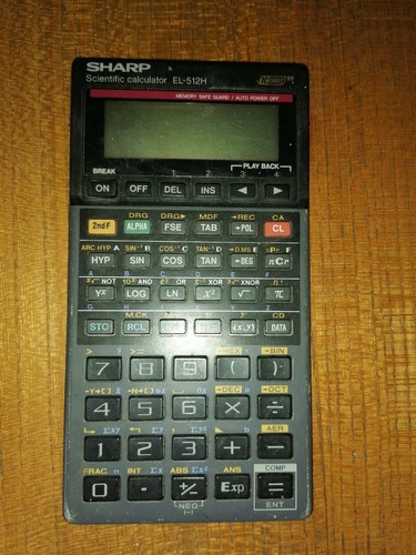 Sharp Taschenrechner scientific calculator EL-512H