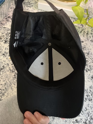 Adidas Aeroready Black Baseball Cap  Hat Youth Fit Adjustable New