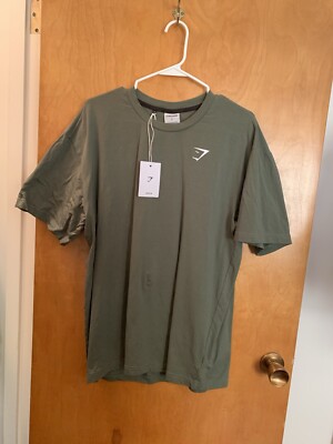 Gymshark Essential Oversized T-shirt Green - Men s Size Small