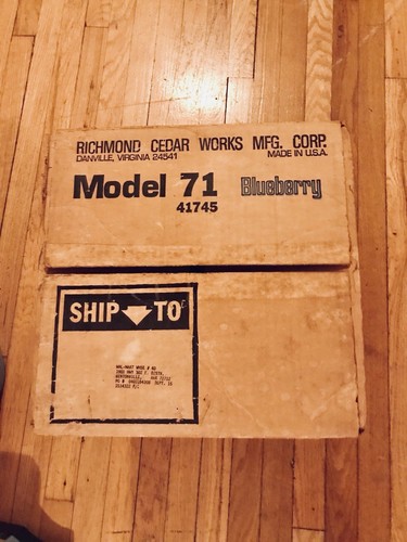 Vintage Richmond Cedar Works 4 quart Model 71- Ice Cream Freezer electric