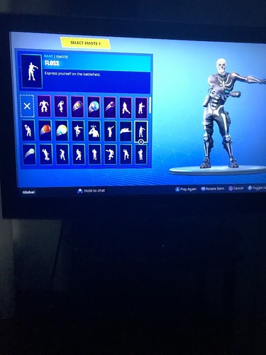 Fortnite Rare Skull Trooper Account + Reaper Scythe + Mako Glider