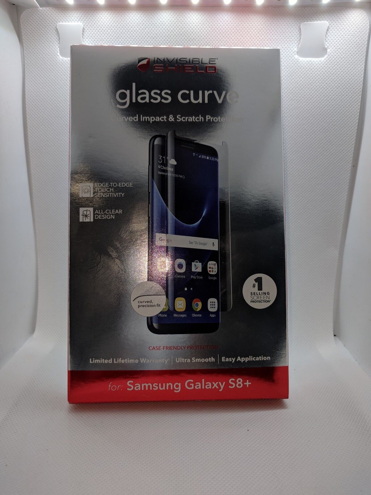 ZAGG Invisible Glass Curve Screen Protector for samsung Galaxy...