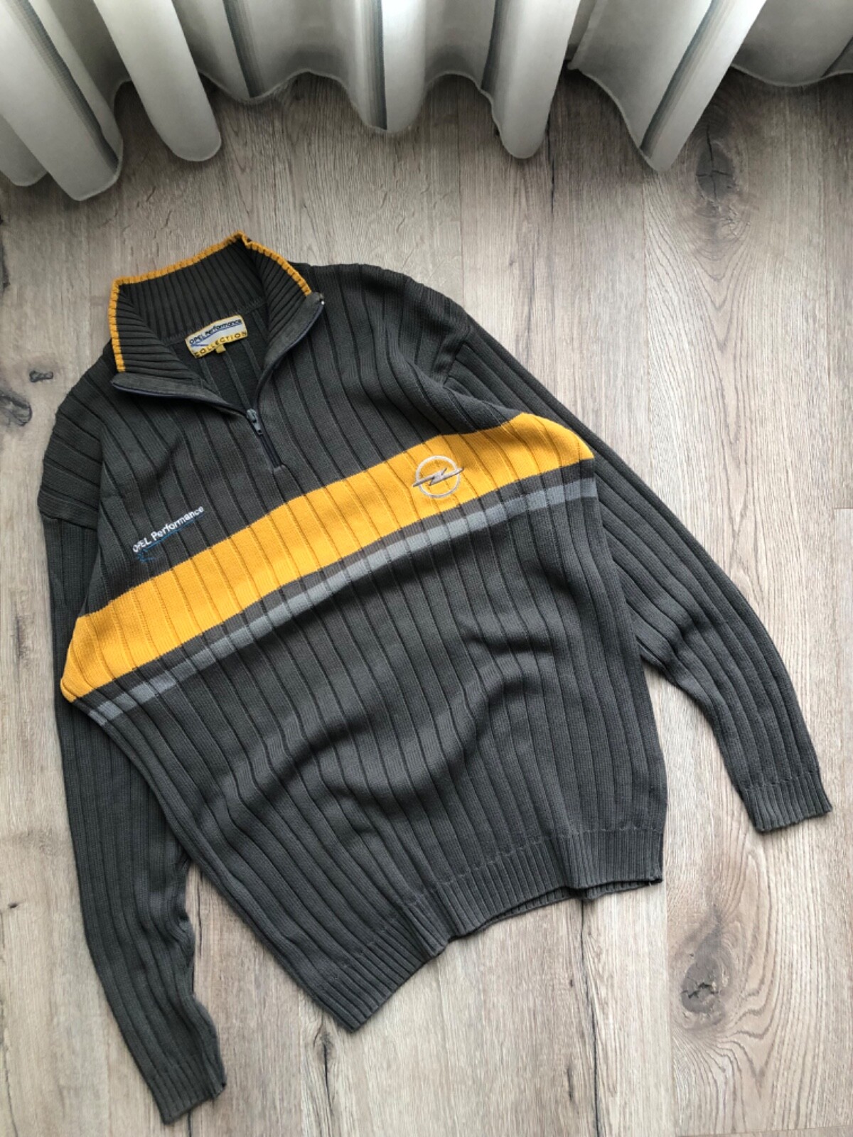Opel Racing 1/4 Zip Knit Sweater Vintage | eBay