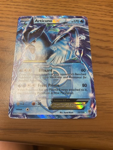 2012年 ポケモンカード Articuno EX PSA 10 Articuno EX Pokemon Card 016/070 R BW7 HOLO 1st Edition