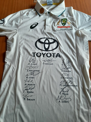 autographed test shirt