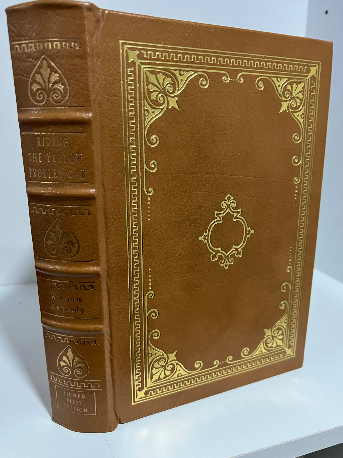 Easton Press Riding the Yellow Trolley Car - William Kennedy  SIGNED 1st Edition