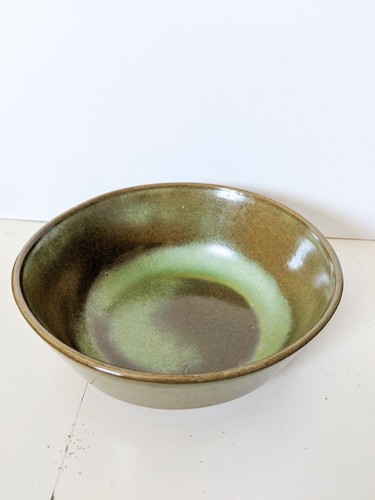 Frankoma Plainsman Prairie Green Serving Bowl #6N 7.5