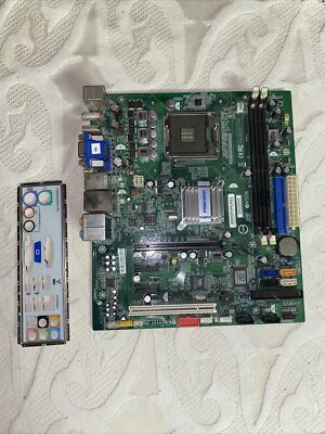 (AS IS UNTESTED) Dell ULSL74608020 N15235 Foxconn Motherboard + I/O Shield