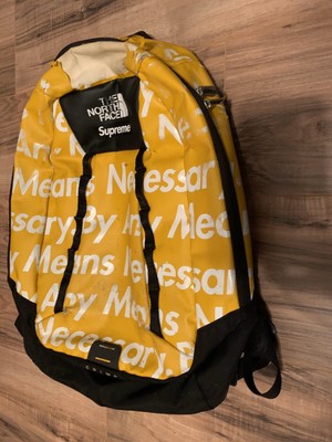 supreme yellow backpack