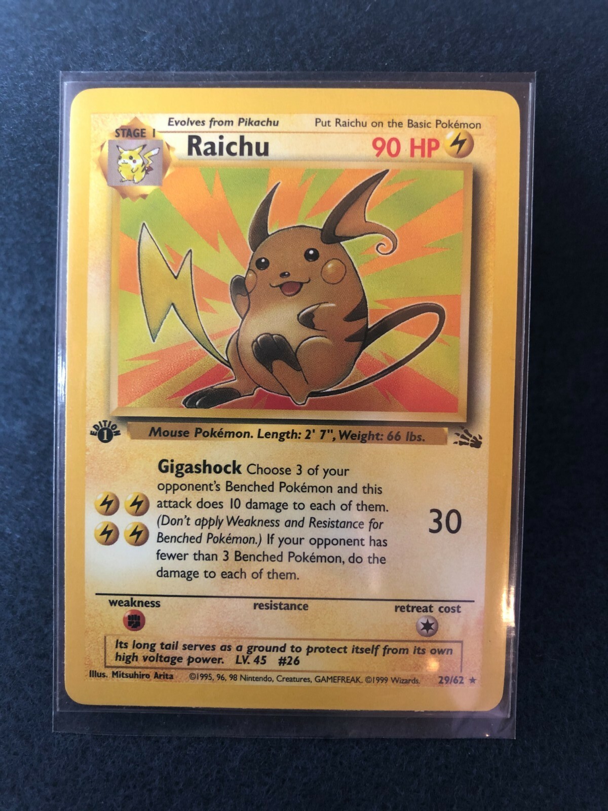 ポケモン - Raichu ライチュウ 1ED 1st Edition 英語版 14/102 Pokemon Base Set 1st Edition GERMAN Raichu 14/102 PSA 8 NM