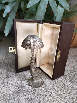 RARE 10 Of 100 STERLING SILVER CHRISTOPHER LAWRENCE MUSHROOM Boxed Limited Edt