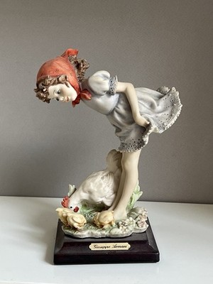 ➰ Statuina Porcellana Figura Femminile Florence Giuseppe Armani Firenze 1989