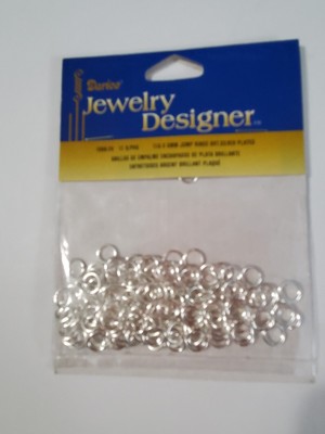 Darice Jewelry Designer Silver Plated Jump Rings New