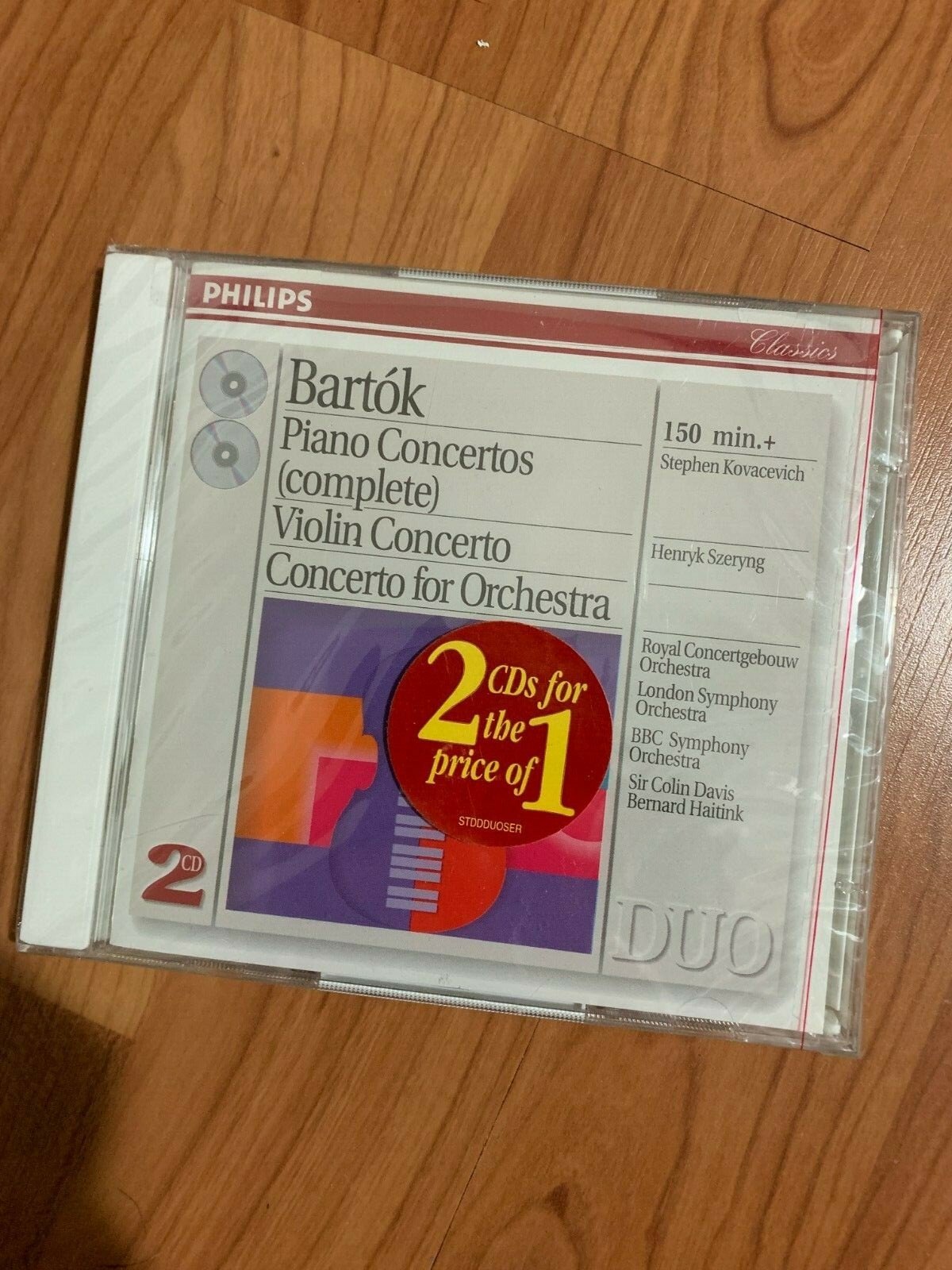 Bartók: Piano Concertos; Violin Concerto No. 2; Concerto for Bartók: Piano Concertos; Violin Concerto No. 2; Concerto for