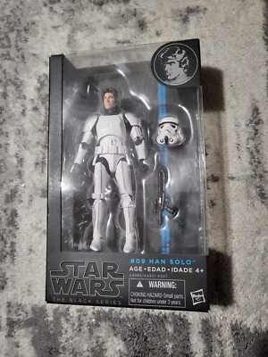 NEW! Star Wars The Black Series Han Solo #09 Blue Line 6'' Action Figure 