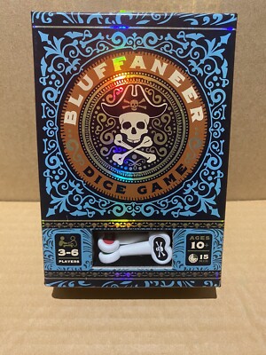 BLUFFANEER Dice Game 3-6 Players , Ages 10+ Big G Creative. 15 Min Game Play NEW