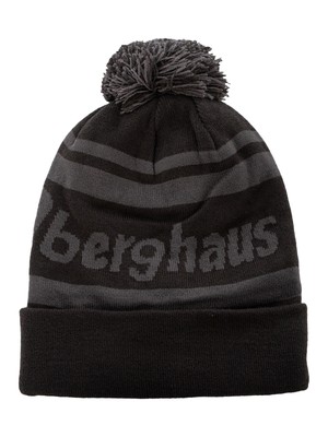 

Мужская брендовая шапка с помпоном Berghaus, серая, Grey, 421057C63