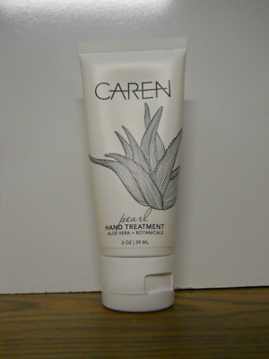 Caren Pearl Hand Treatment Lotion Aloe Vera + Botanicals 2oz. Made in The U.S.A.