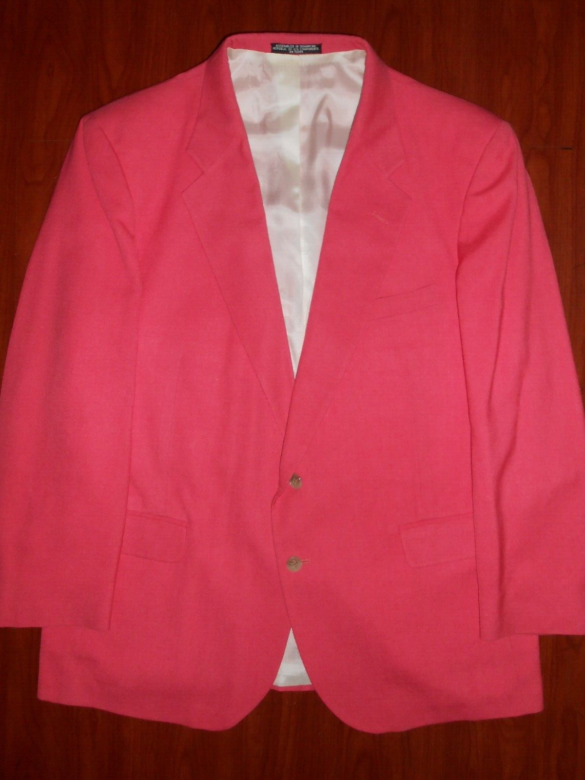 Men's David Taylor Rasberry Suit Jaket Cotton Blend 46 R