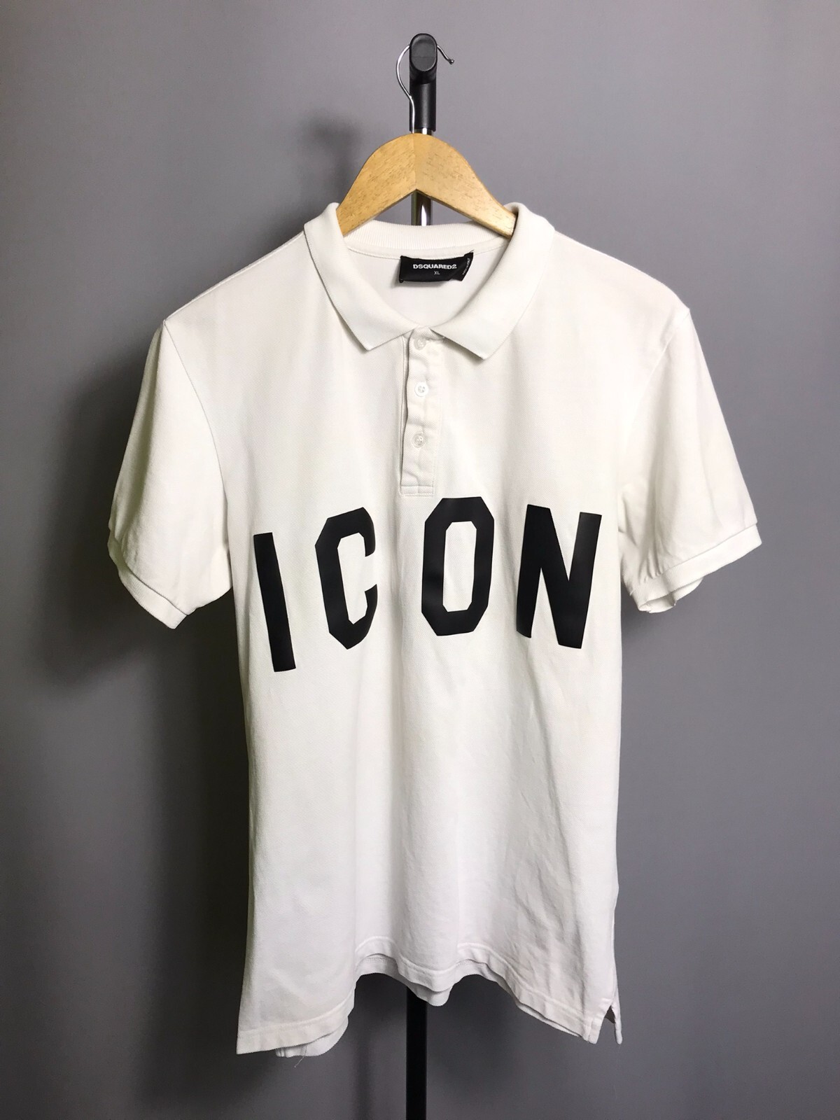 dsquared2 polo icon mens shirt white Sz XL | eBay