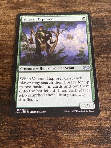 Magic the Gathering MTG Veteran Explorer (186) Double