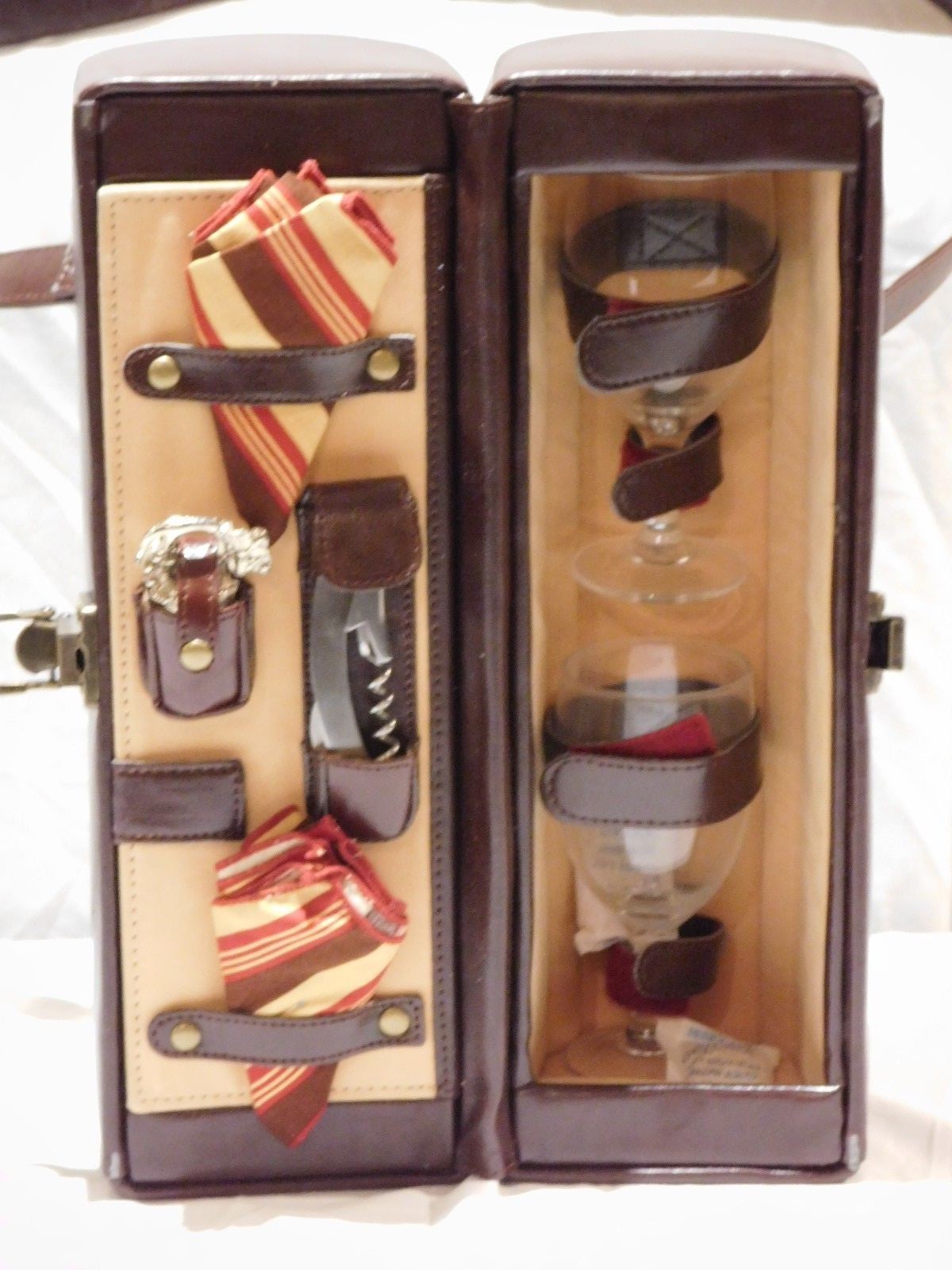 Picnic Time Harmony LEGACY Brand Wine Tote/Case in Mahogany