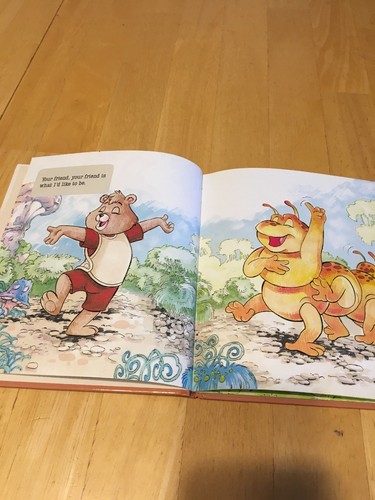 Teddy Ruxpin The Airship Vintage Book & Tape 1985 WOW(Worlds Of Wonder) Untested