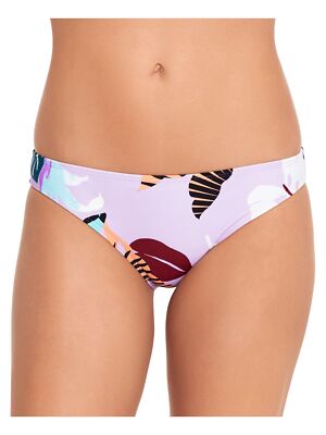 

Женский хипстерский купальник SALT + COVE фиолетового цвета с завязками на спине, низ, Фиолетовый