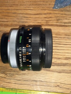 Canon FD 55mm f1.2 Mint Glass