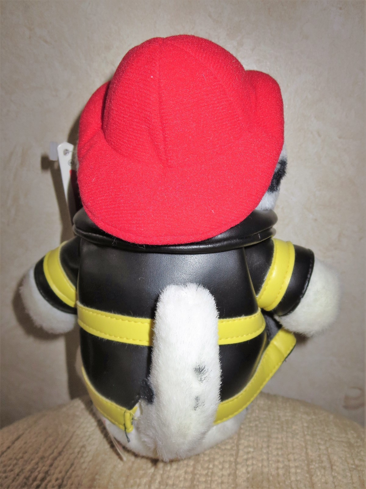 Vintage DAKIN Firehouse FRITZ Dalmatian Fireman Dog Spots Plush w/Tags 05884