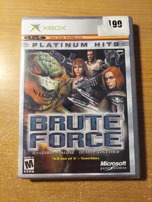 Brute Force Original Xbox 2003 New Factory Sealed Platinum Hits Video Game