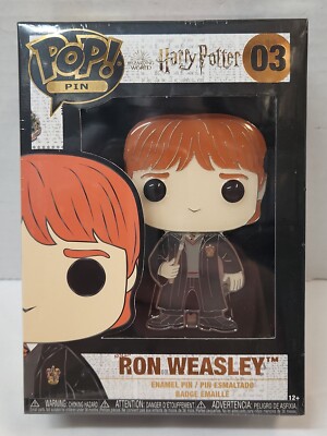 Funko Pop! 4'' Pin Harry Potter Ron Weasley #03 Brand New & Factory Sealed