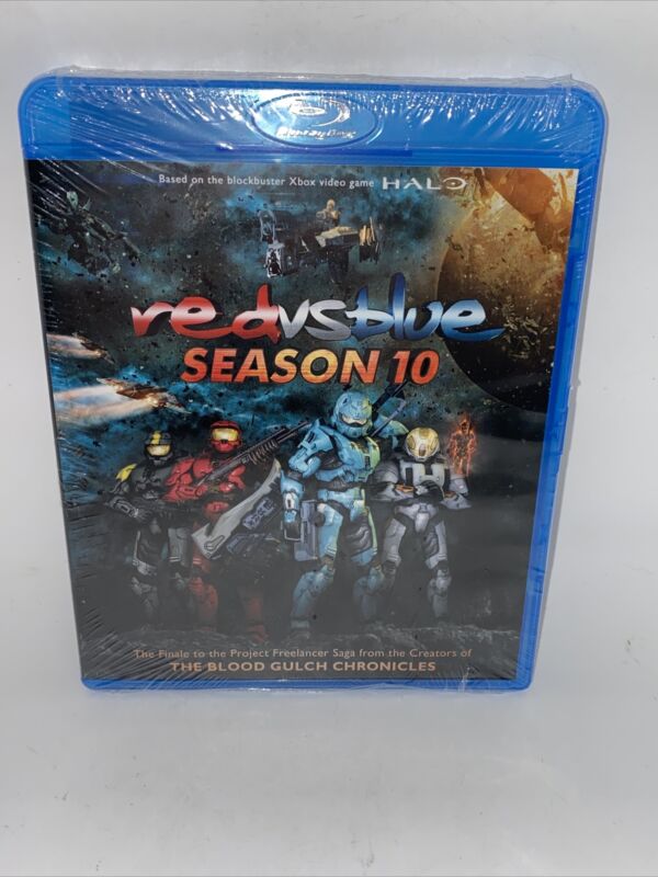 Red Vs. Blue: Season 10 (blu-ray Disc, 2012, Brand New) Factory Sealed