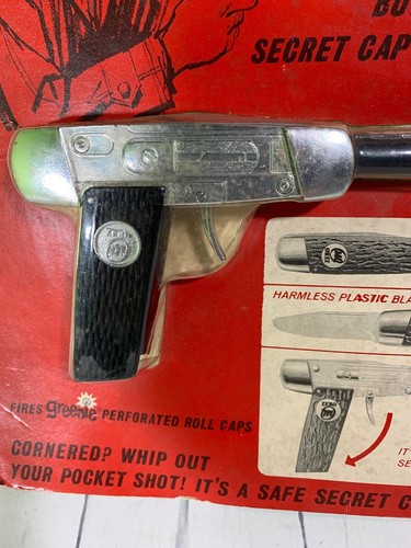 Vintage 1960's Mattel  Agent Zero Pocket Shot New In Package