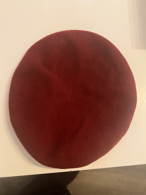 Beret Amarante (Rouge) Des Parachutistes Taille 54