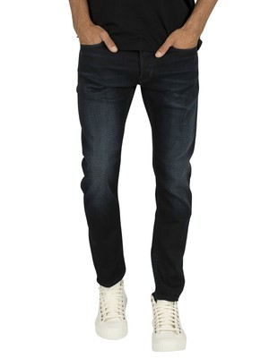 

Мужские джинсы G-Star RAW 3301 Slim, синие, Синий, 51001-5245-89